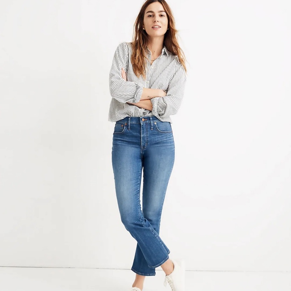 Madewell Tall Cali Demo Boot Jeans size 29t